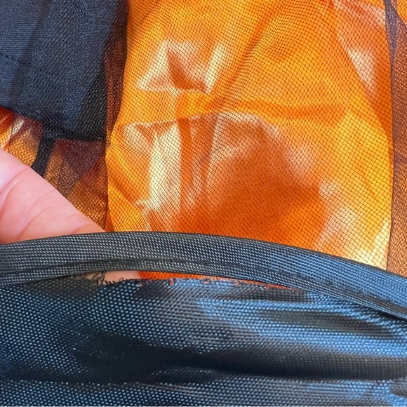 Girls Witch Halloween Costume with Light Up Dress Hat with Broom Size Medium - Picture 9 of 12